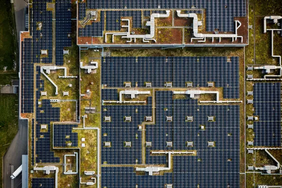 Die Solaranlage auf dem Distributionszentrum Niederbipp